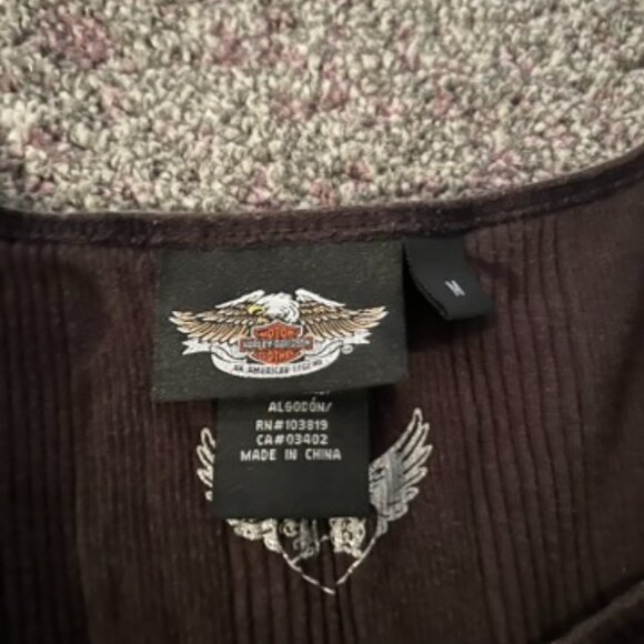 Harley-Davidson Rhinestone Heart Tank Top - Picture 4 of 5